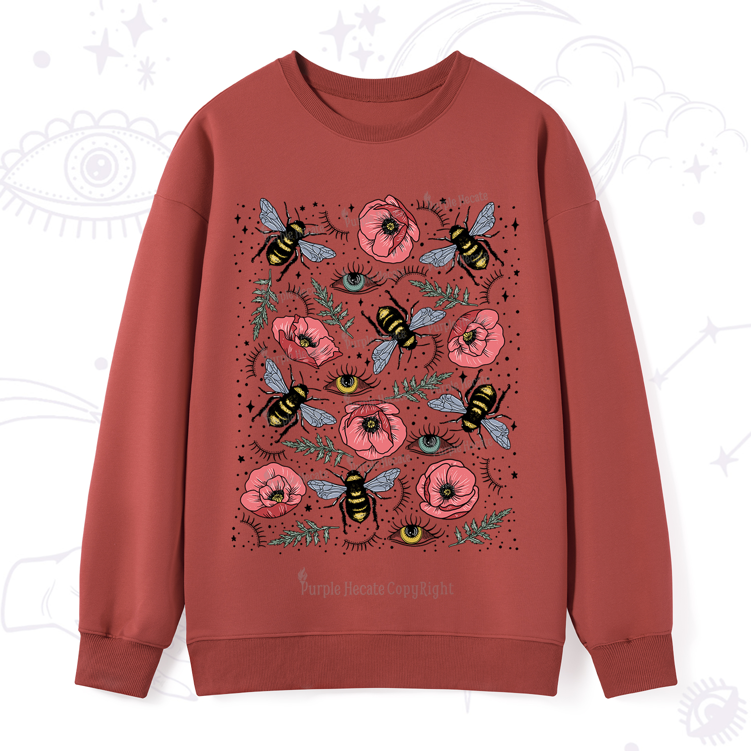 Purplehecate The Bee's Knees Sweatshirt
