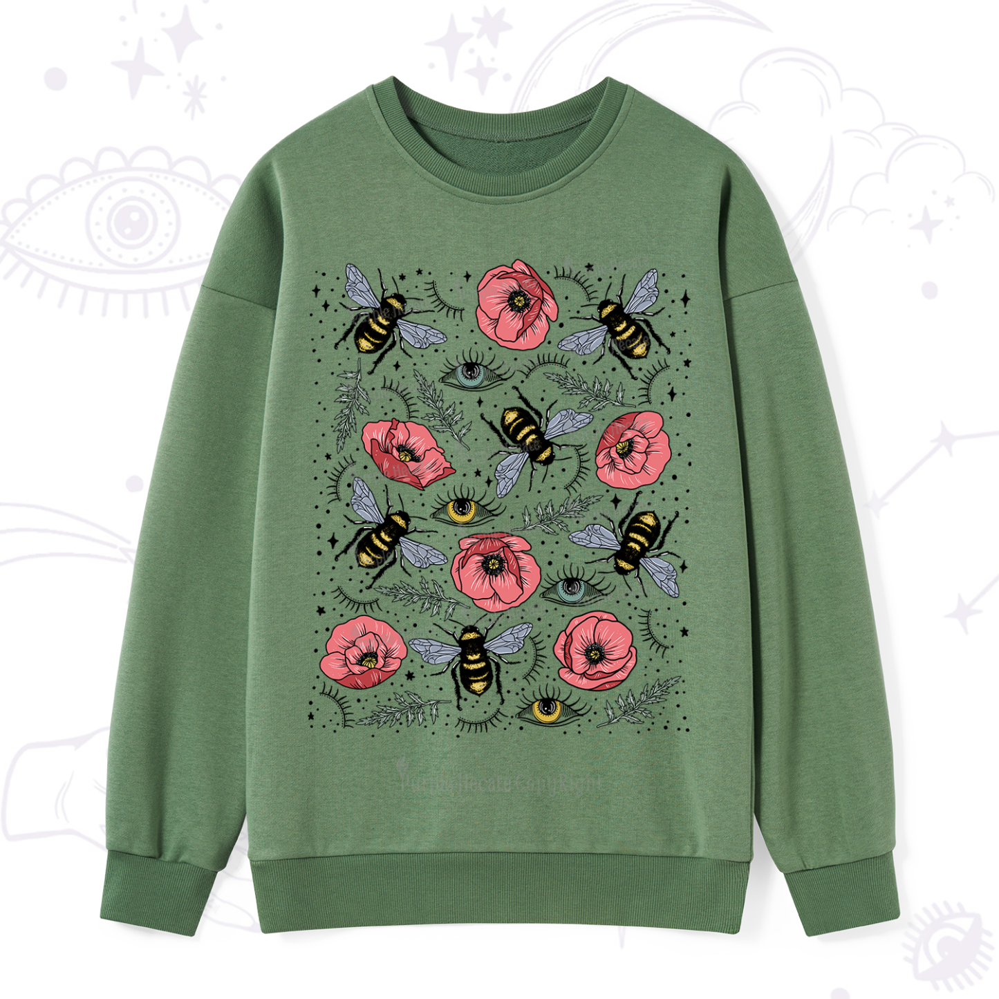 Purplehecate The Bee's Knees Sweatshirt