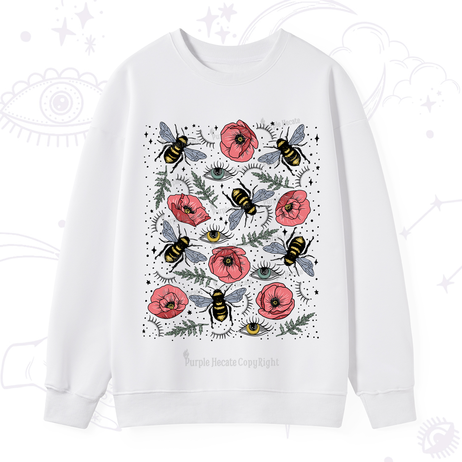 Purplehecate The Bee's Knees Sweatshirt