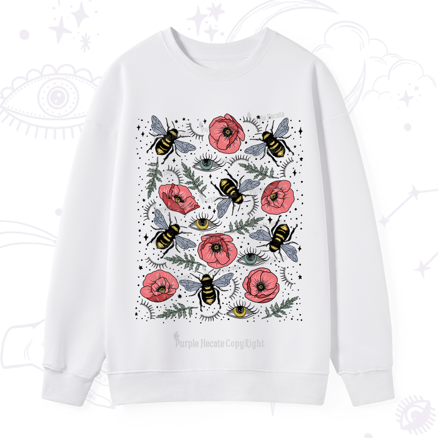 Purplehecate The Bee's Knees Sweatshirt