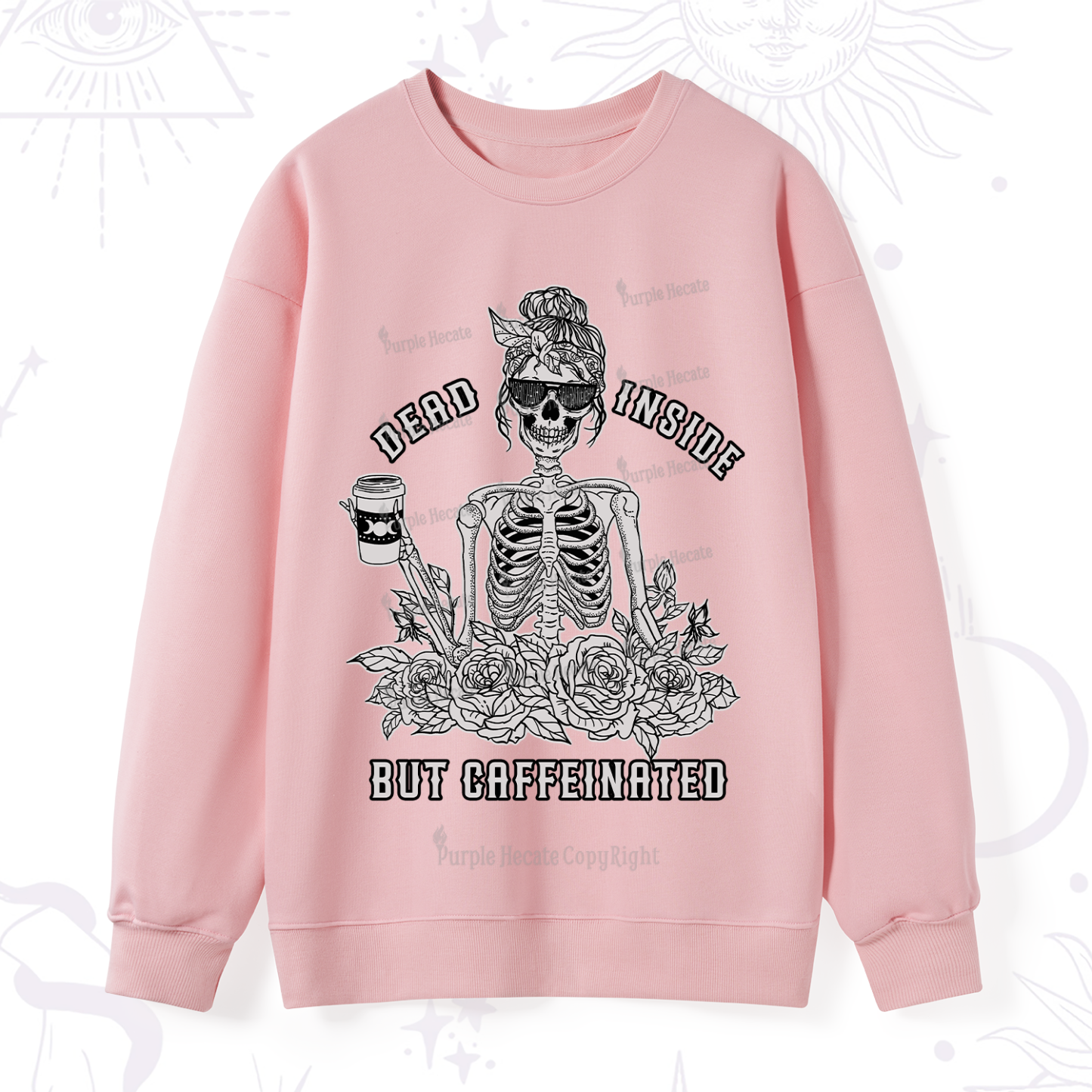 Purplehecate Everything Is Fine Sweatshirt