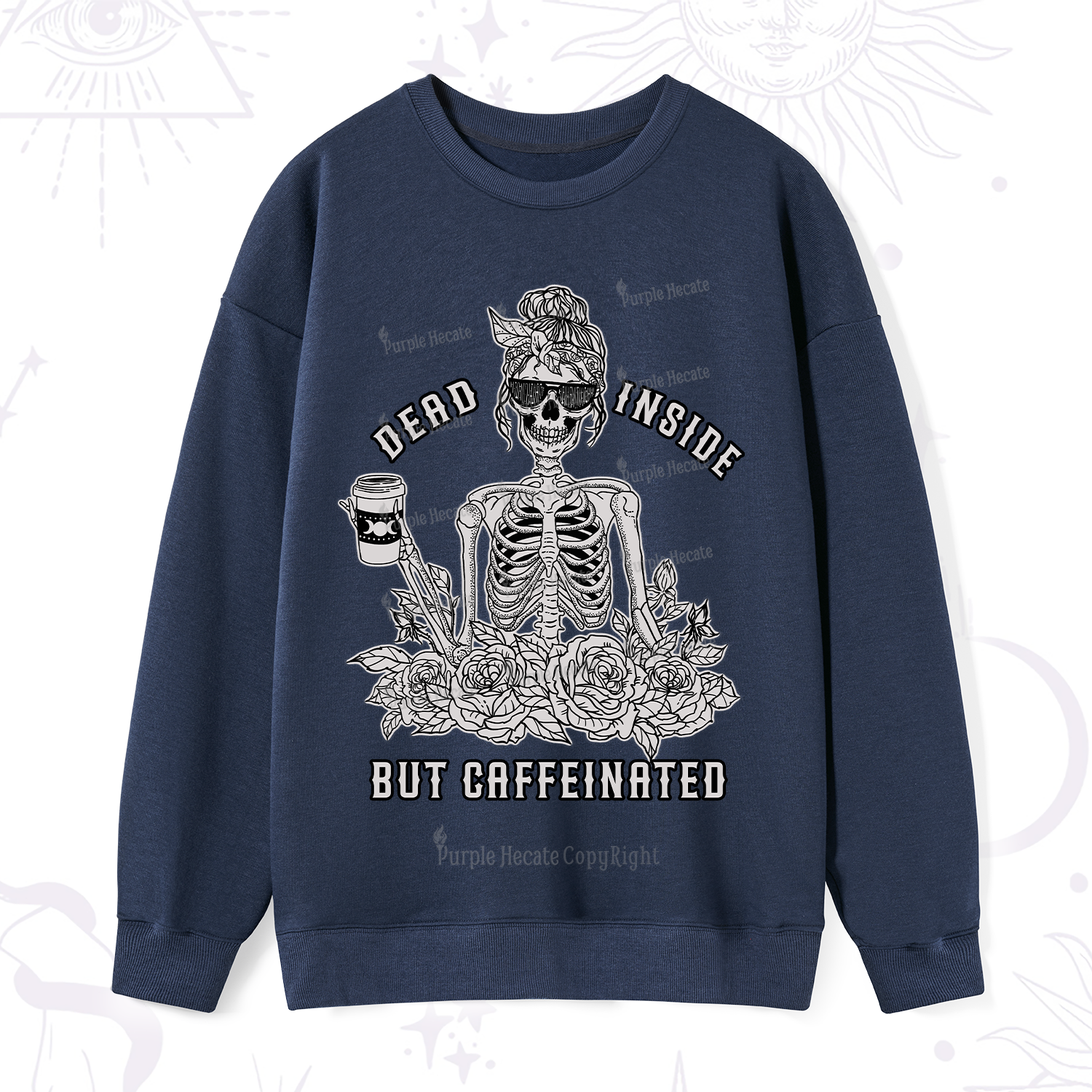 Purplehecate Everything Is Fine Sweatshirt