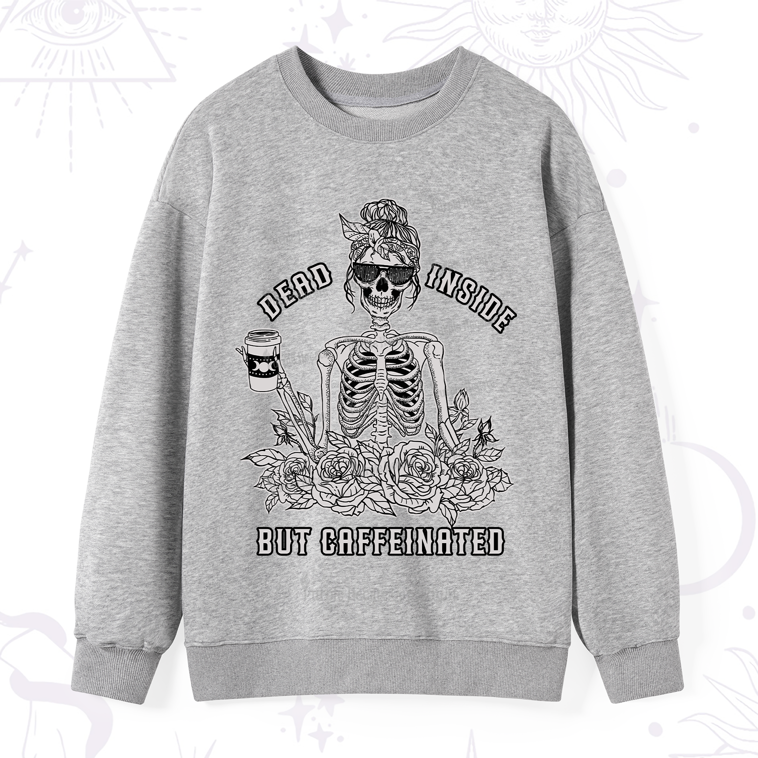 Purplehecate Everything Is Fine Sweatshirt