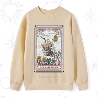 Purplehecate The Last Straw Tarot Sweatshirt