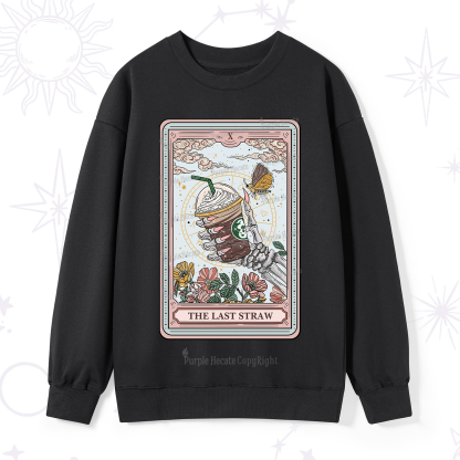 Purplehecate The Last Straw Tarot Sweatshirt