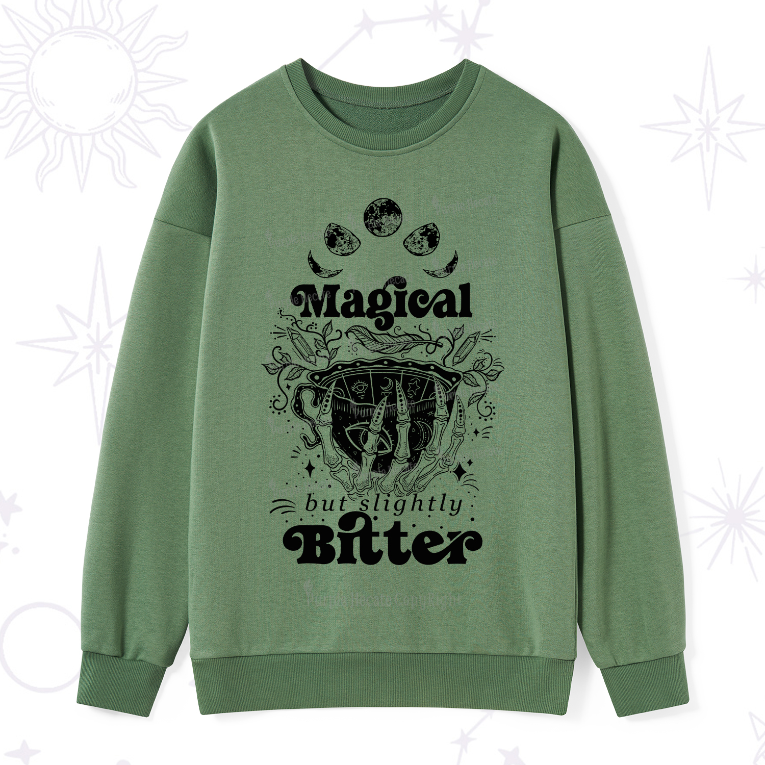 Purplehecate Magical But Slightly Bitter Sweatshirt