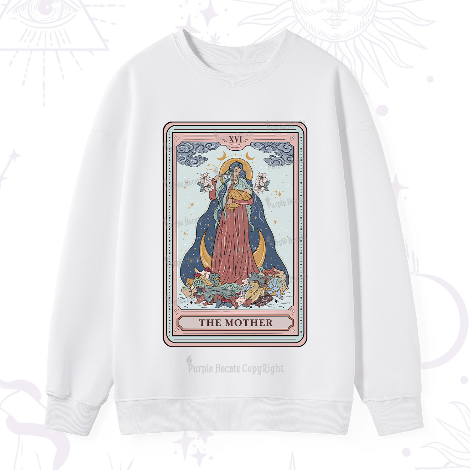 Purplehecate The Mother Tarot Sweatshirt