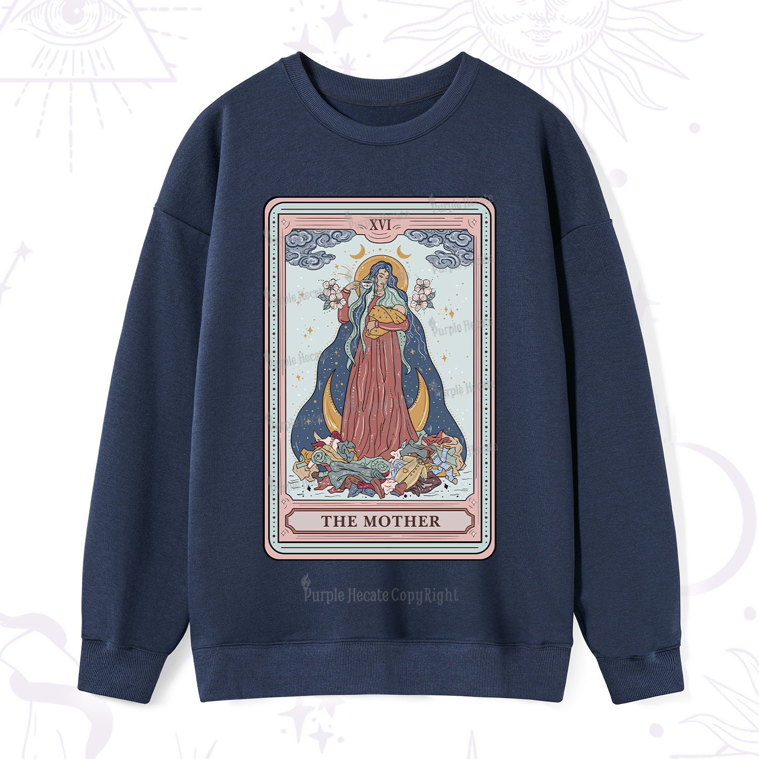 Purplehecate The Mother Tarot Sweatshirt