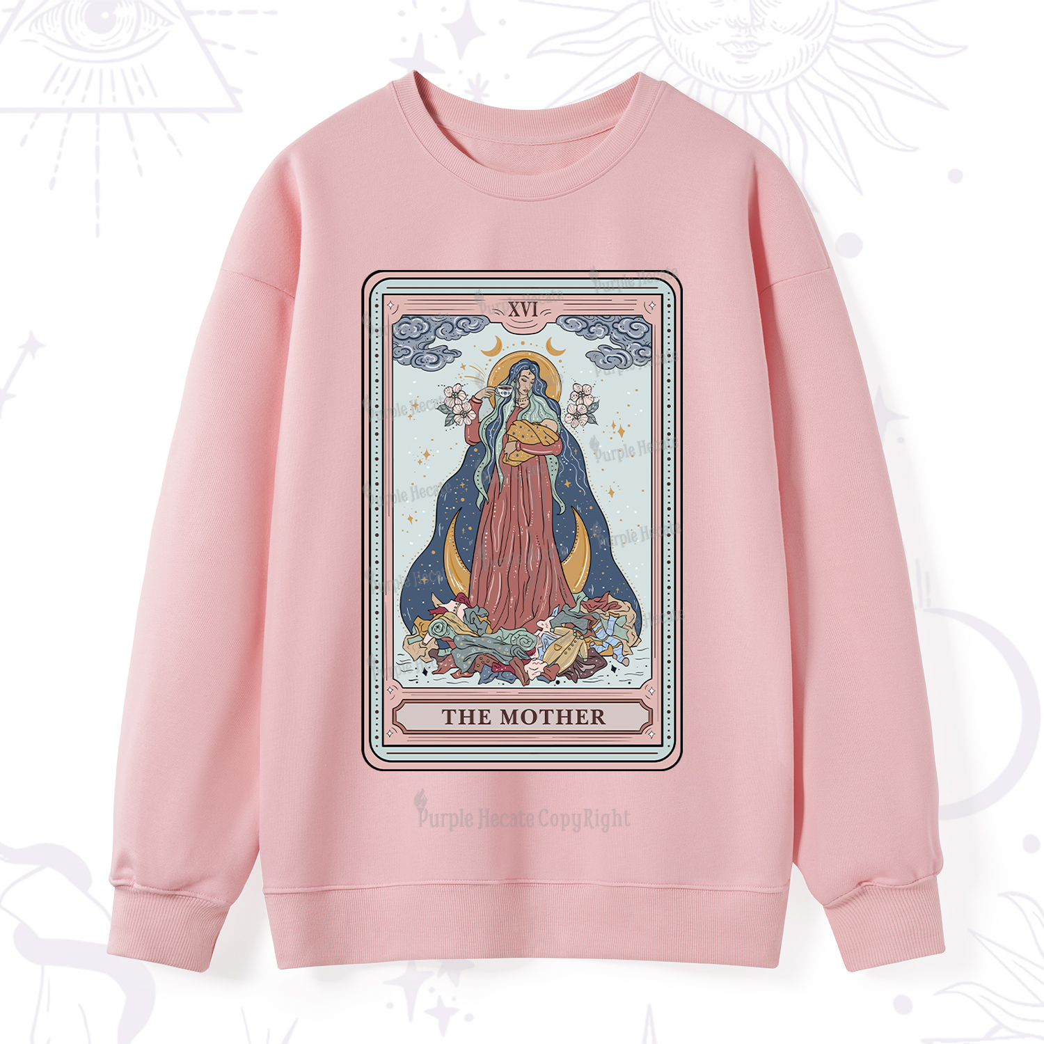 Purplehecate The Mother Tarot Sweatshirt