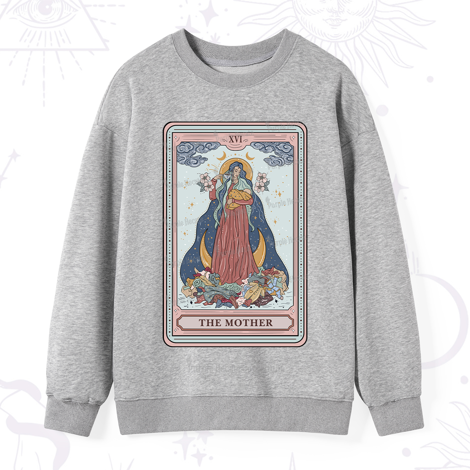 Purplehecate The Mother Tarot Sweatshirt