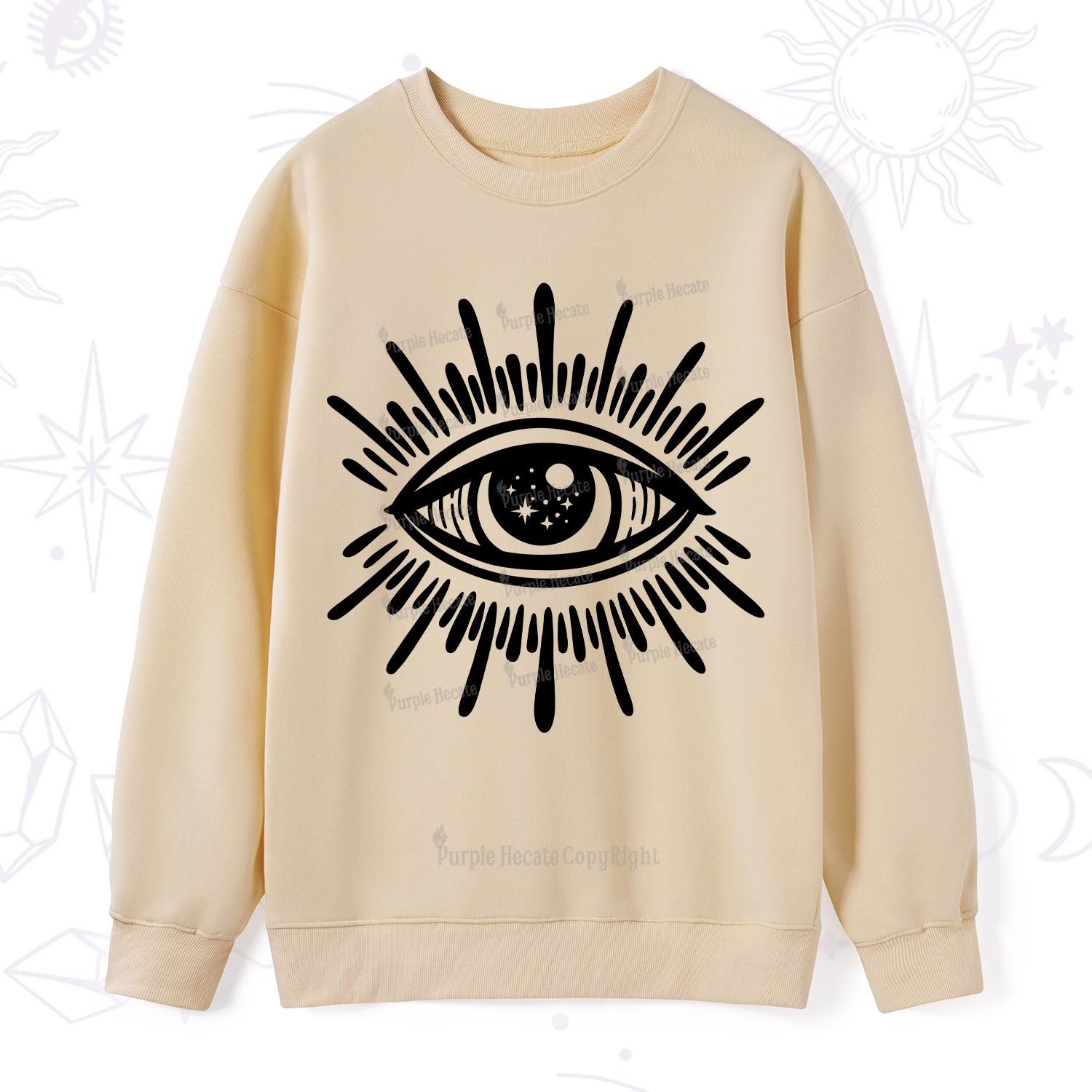 Purplehecate Evil Eye Sweatshirt