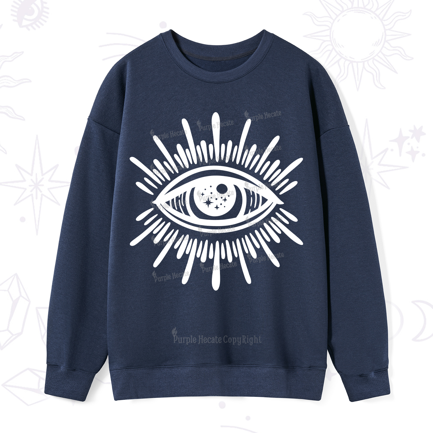 Purplehecate Evil Eye Sweatshirt