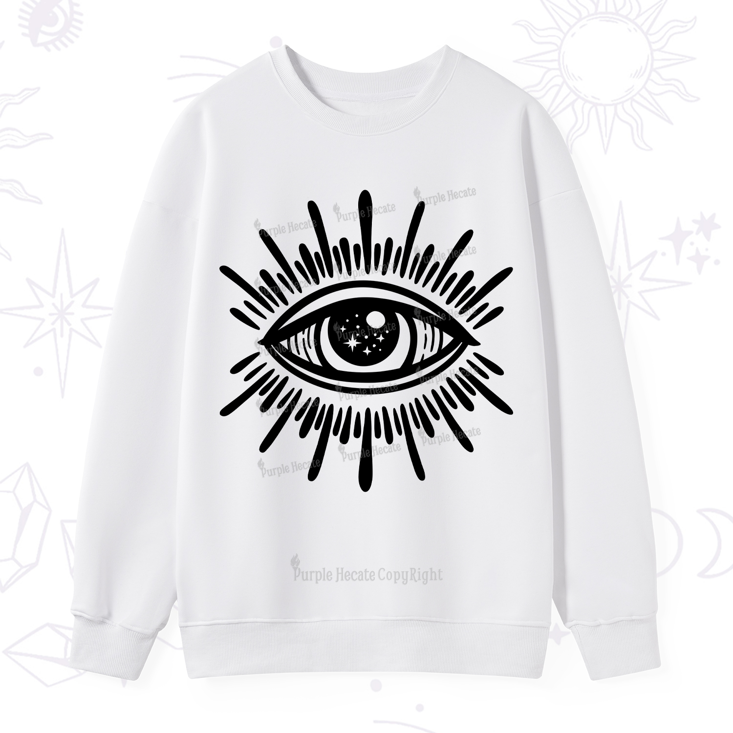Purplehecate Evil Eye Sweatshirt