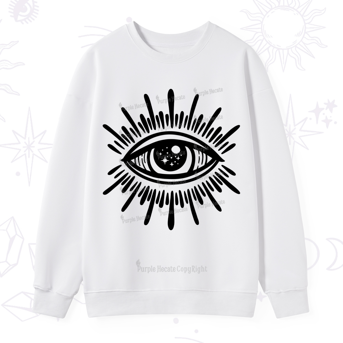 Purplehecate Evil Eye Sweatshirt