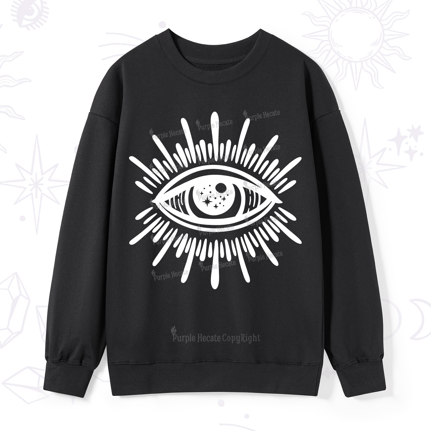 Purplehecate Evil Eye Sweatshirt
