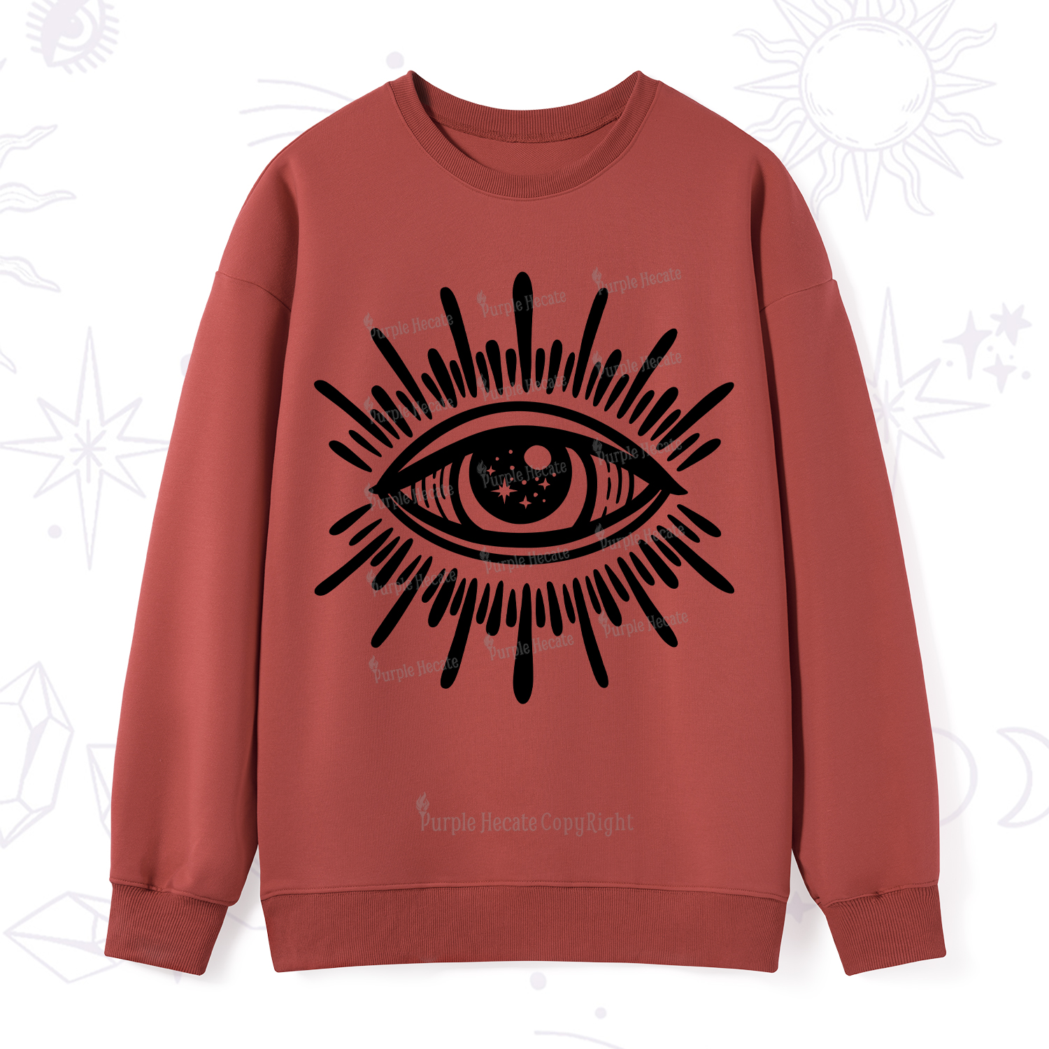 Purplehecate Evil Eye Sweatshirt