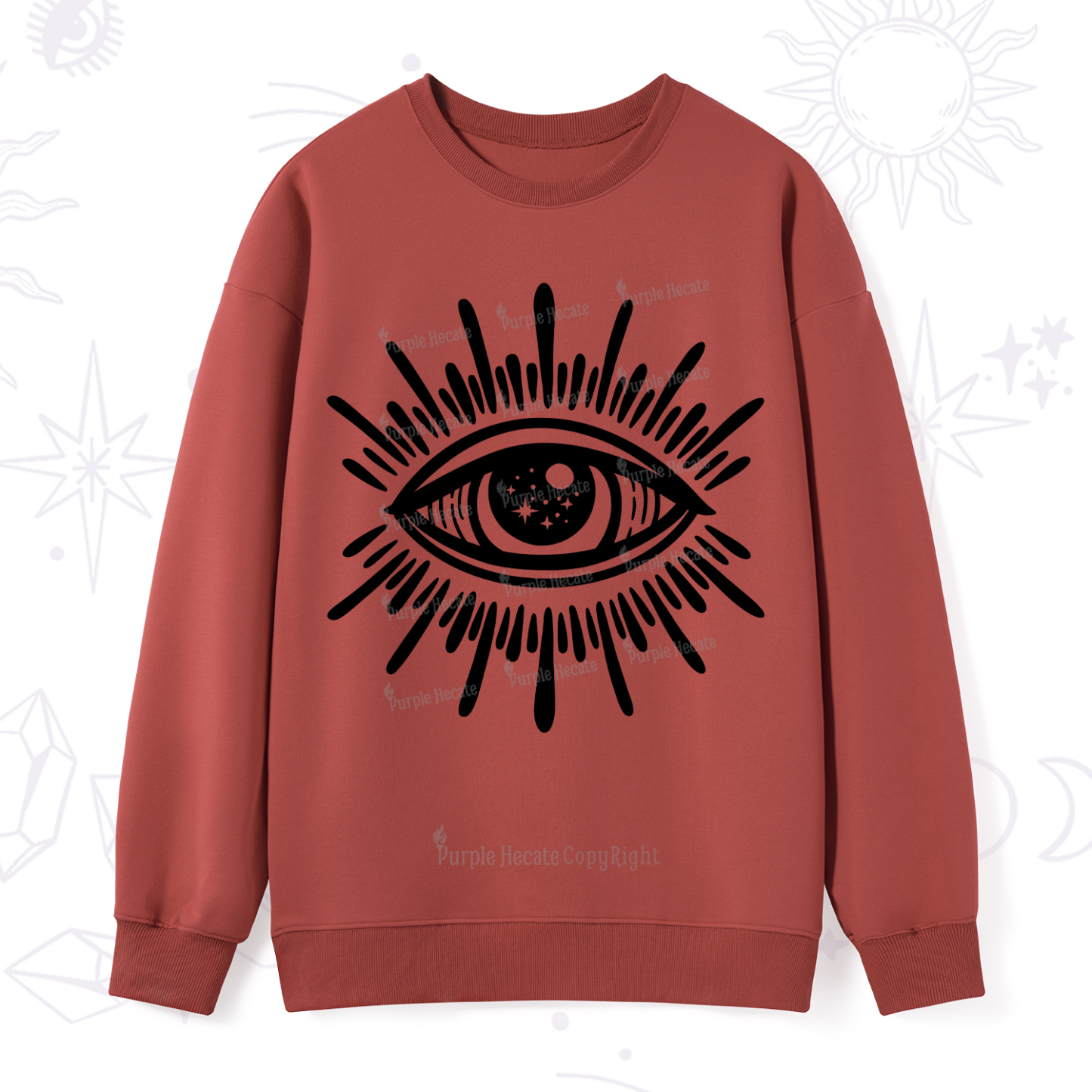 Purplehecate Evil Eye Sweatshirt