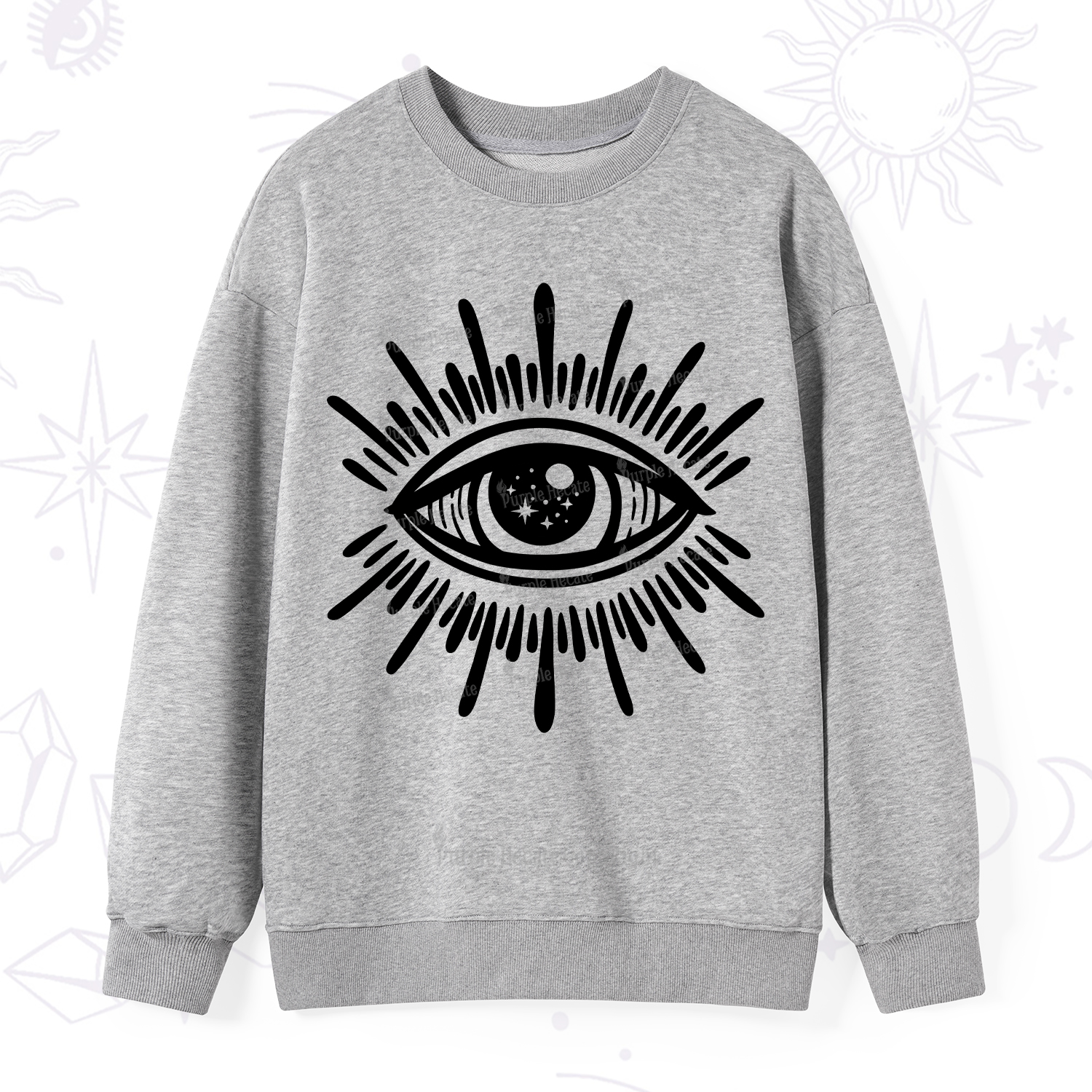 Purplehecate Evil Eye Sweatshirt