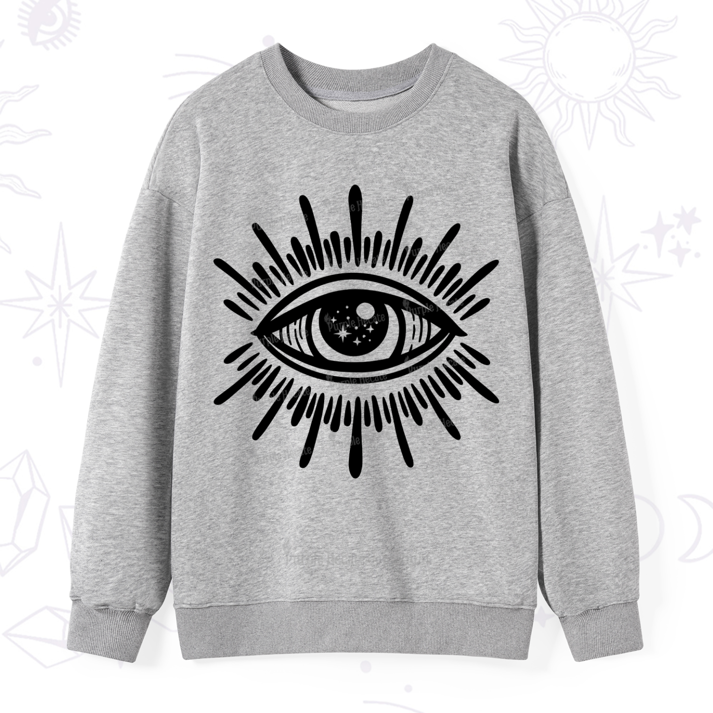 Purplehecate Evil Eye Sweatshirt