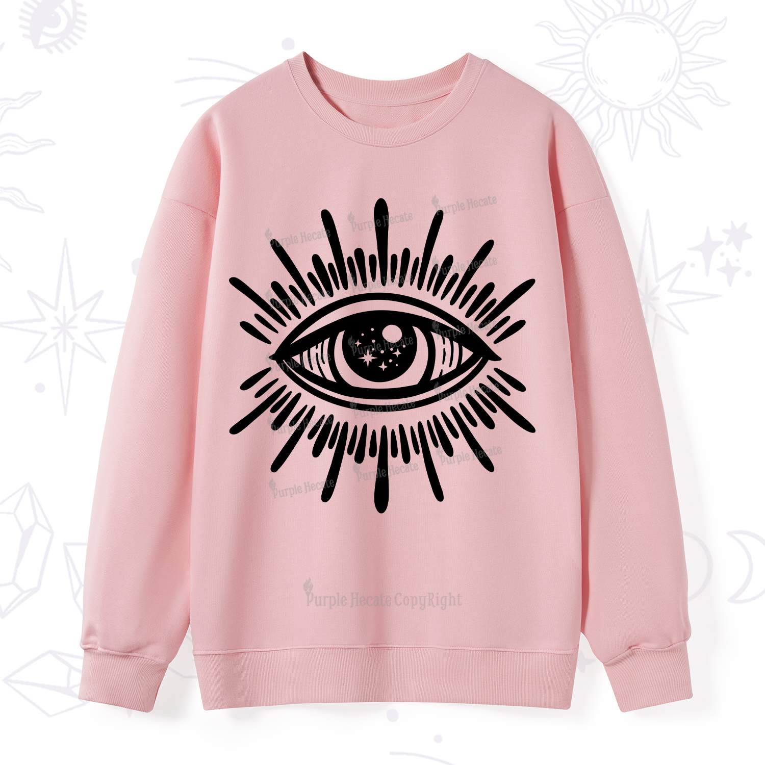 Purplehecate Evil Eye Sweatshirt