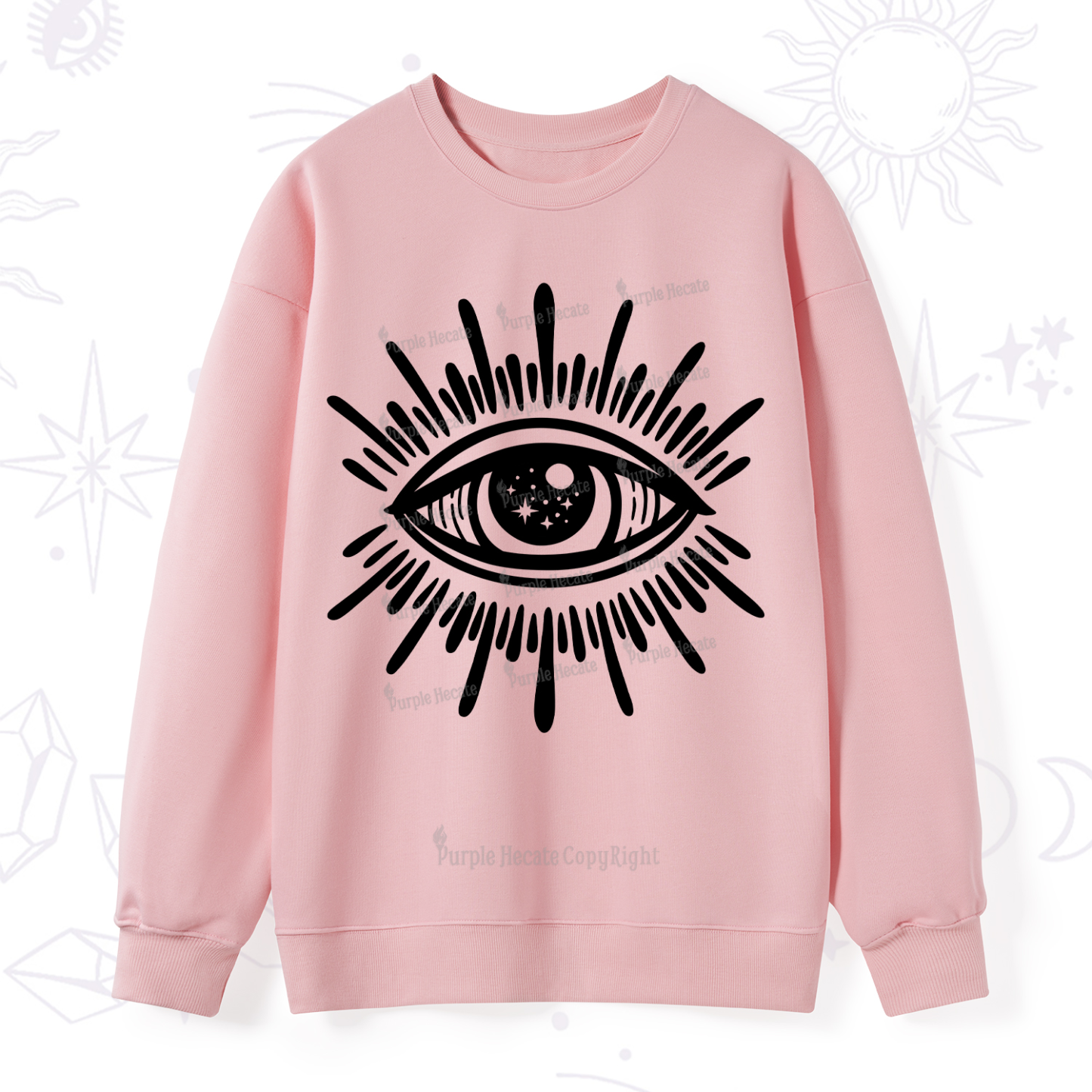 Purplehecate Evil Eye Sweatshirt