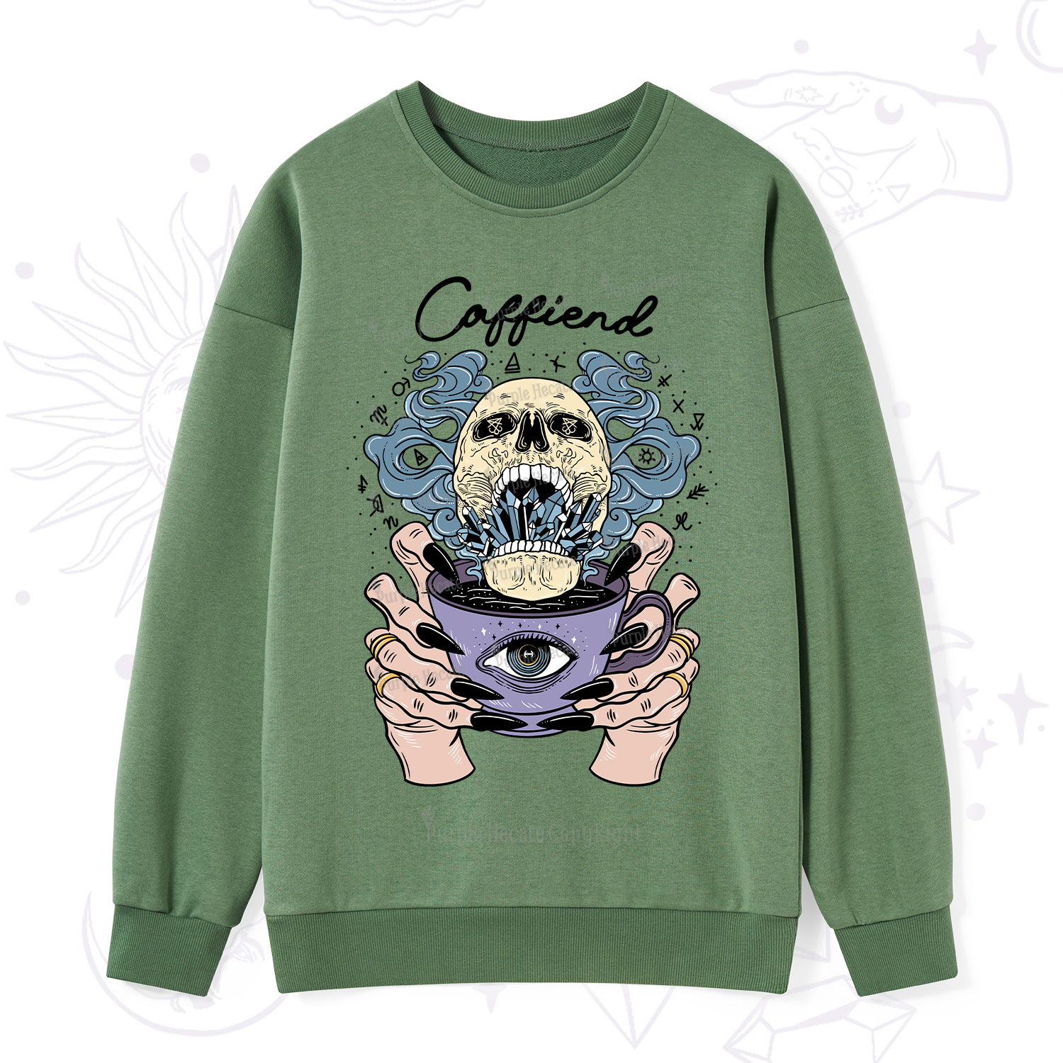 Purplehecate Caffiend Sweatshirt