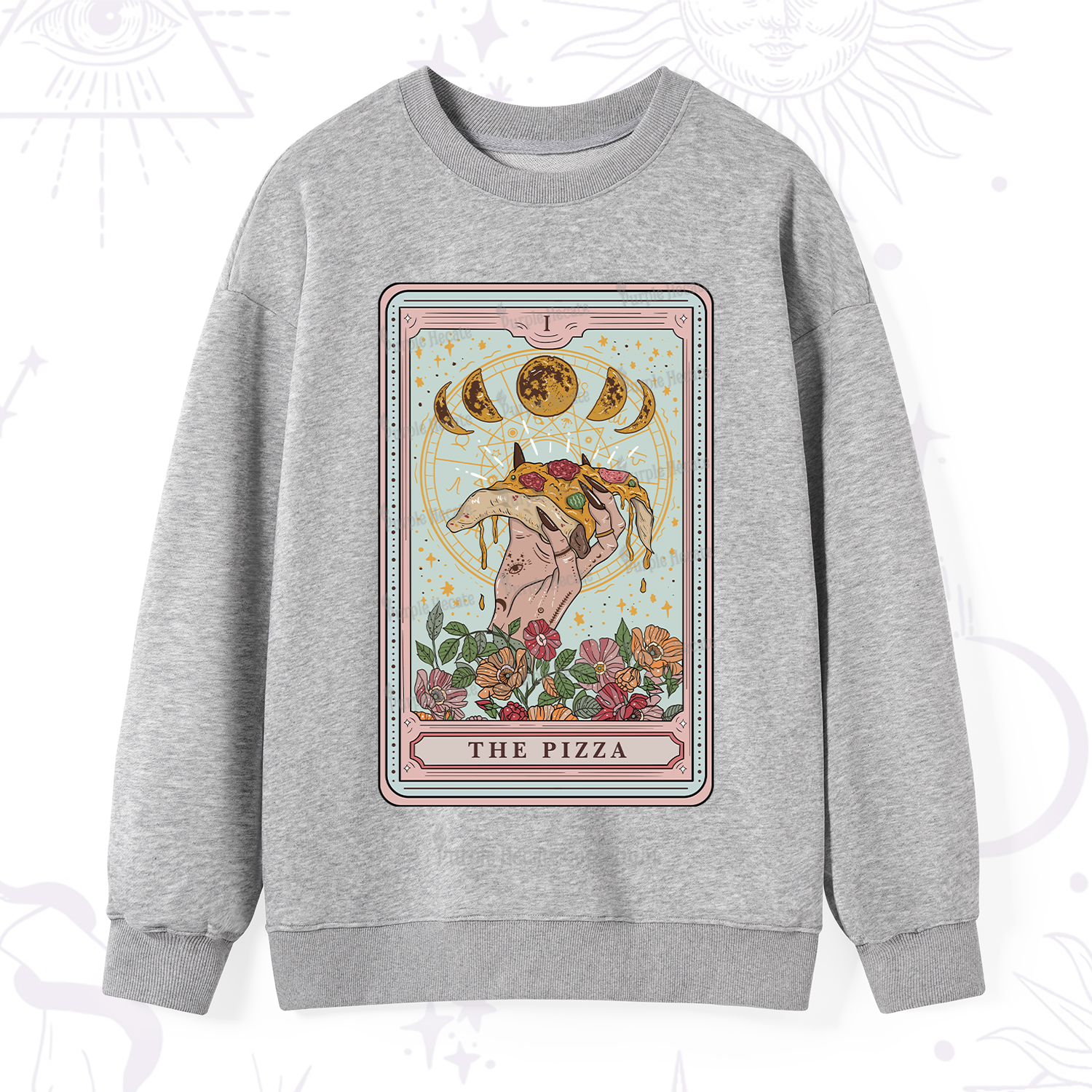 Purplehecate The Pizza Tarot Sweatshirt