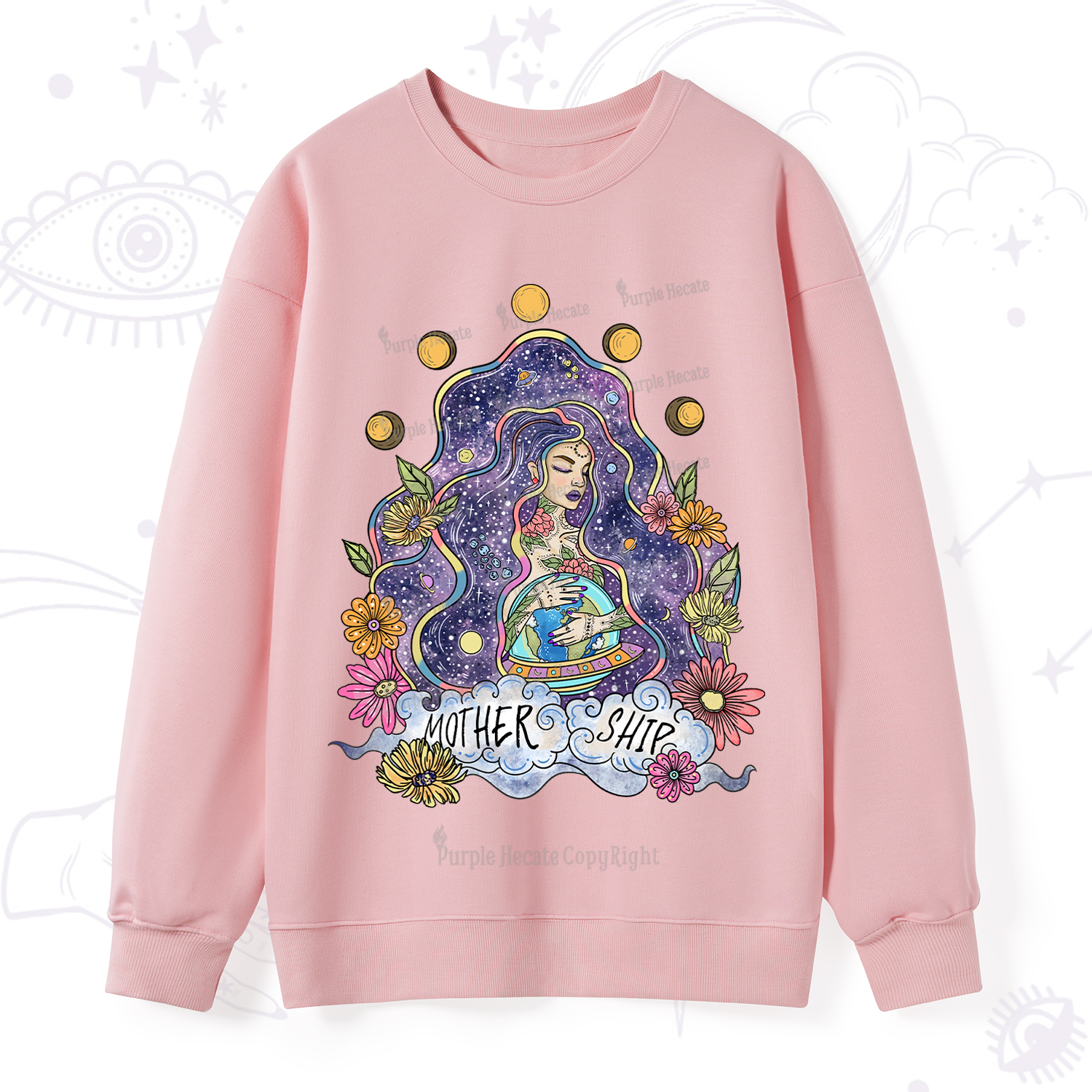 Purplehecate Mother Ship Sweatshirt