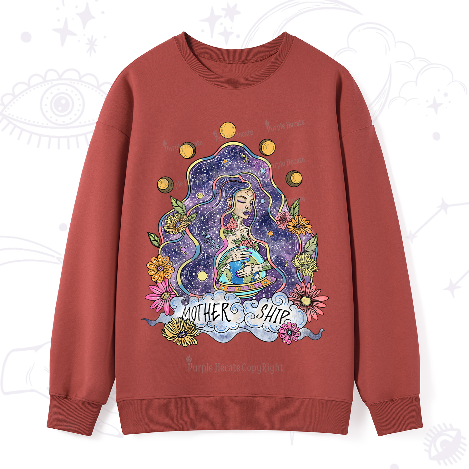 Purplehecate Mother Ship Sweatshirt