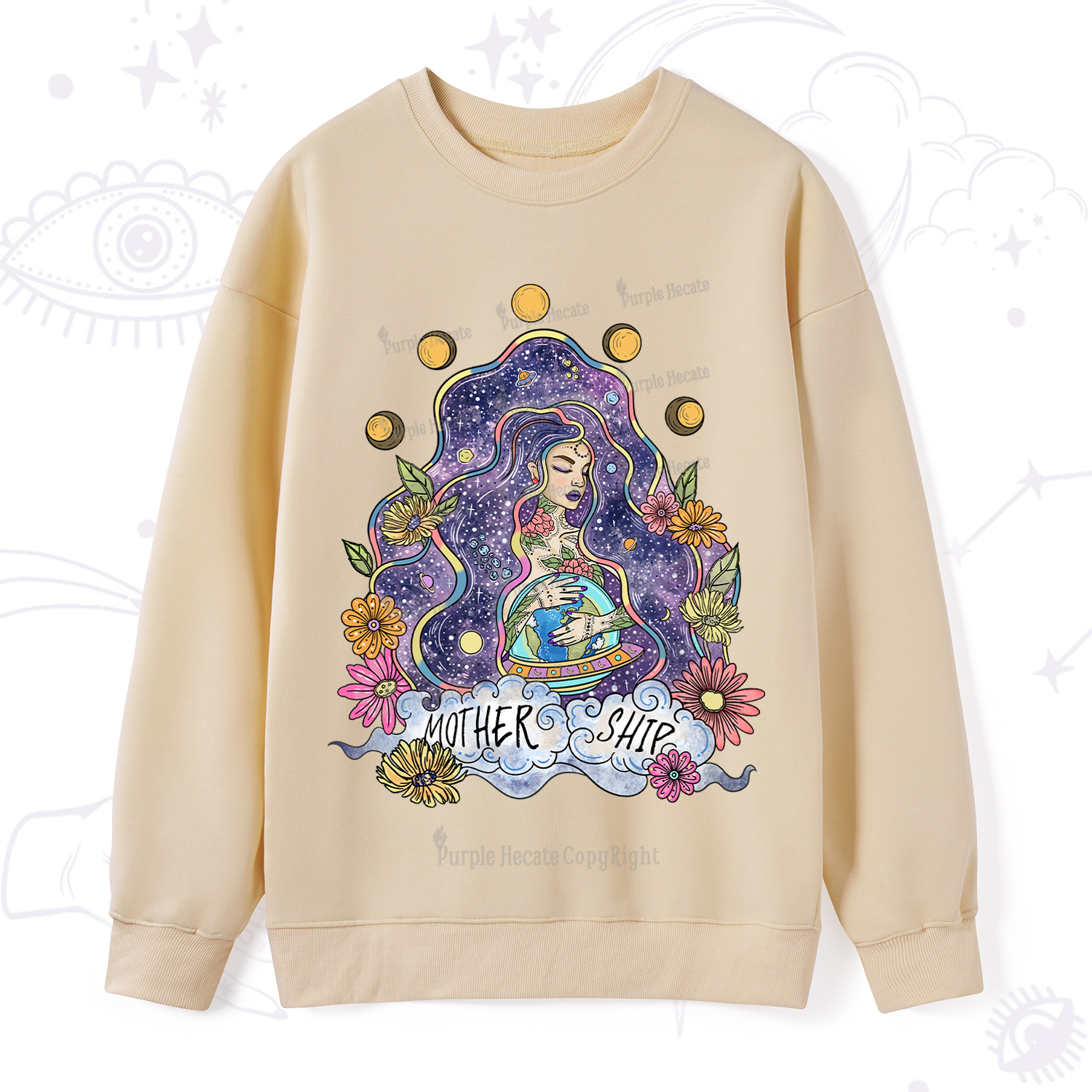 Purplehecate Mother Ship Sweatshirt