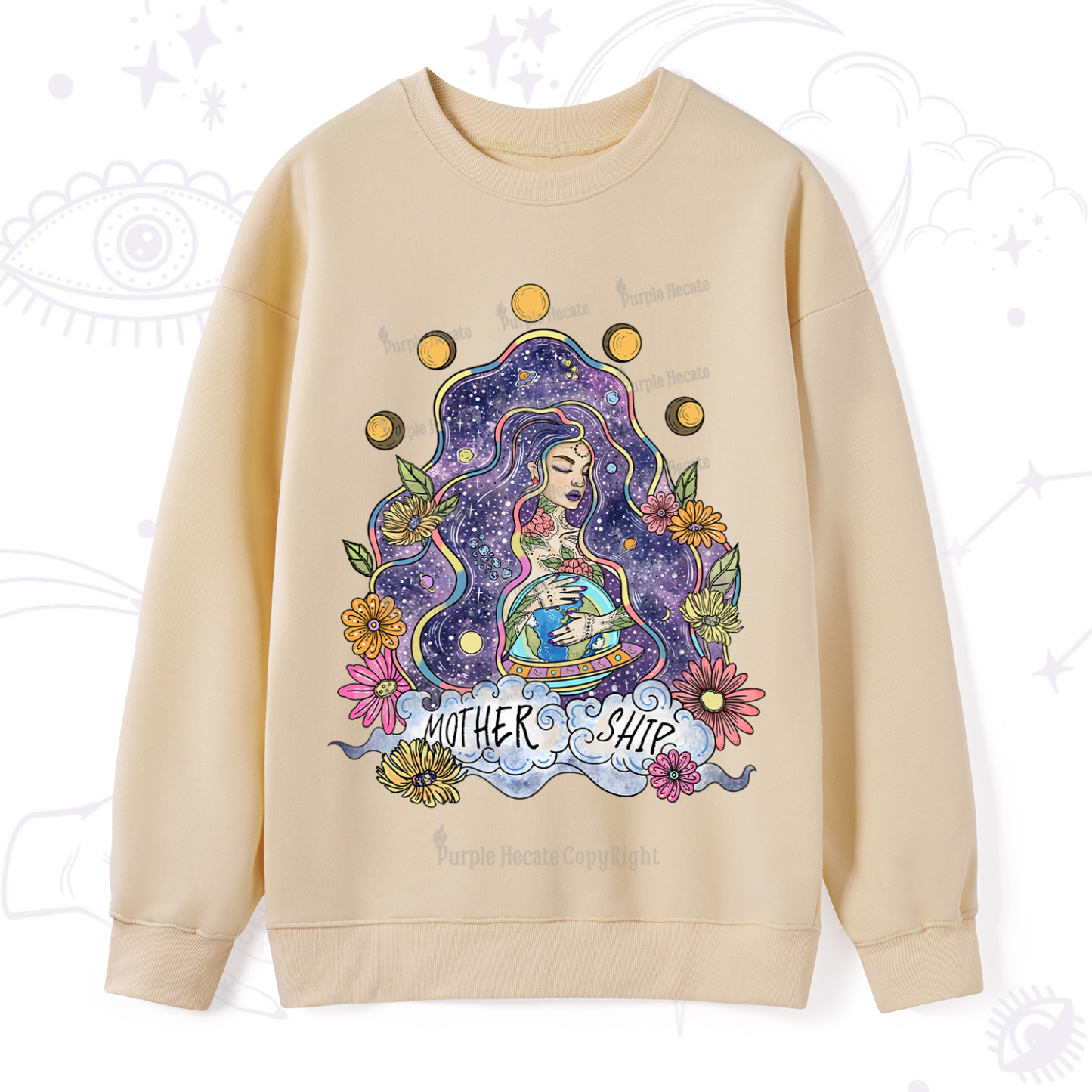 Purplehecate Mother Ship Sweatshirt