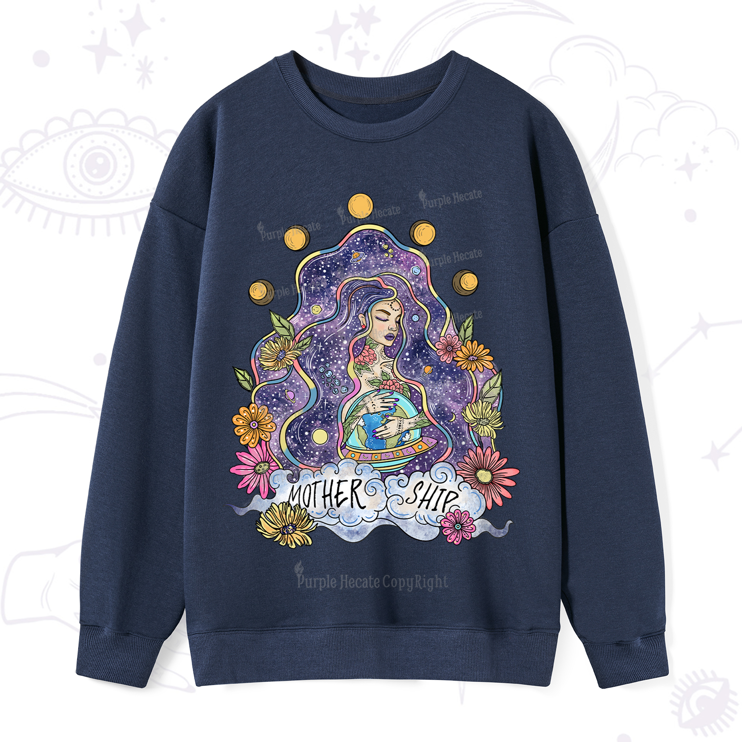 Purplehecate Mother Ship Sweatshirt