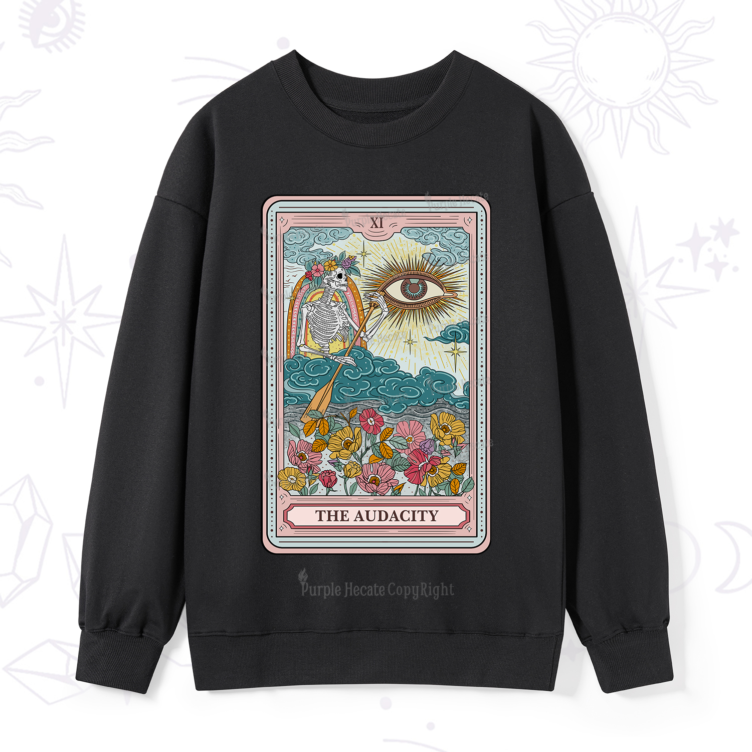 Purplehecate The Audacity Tarot Sweatshirt