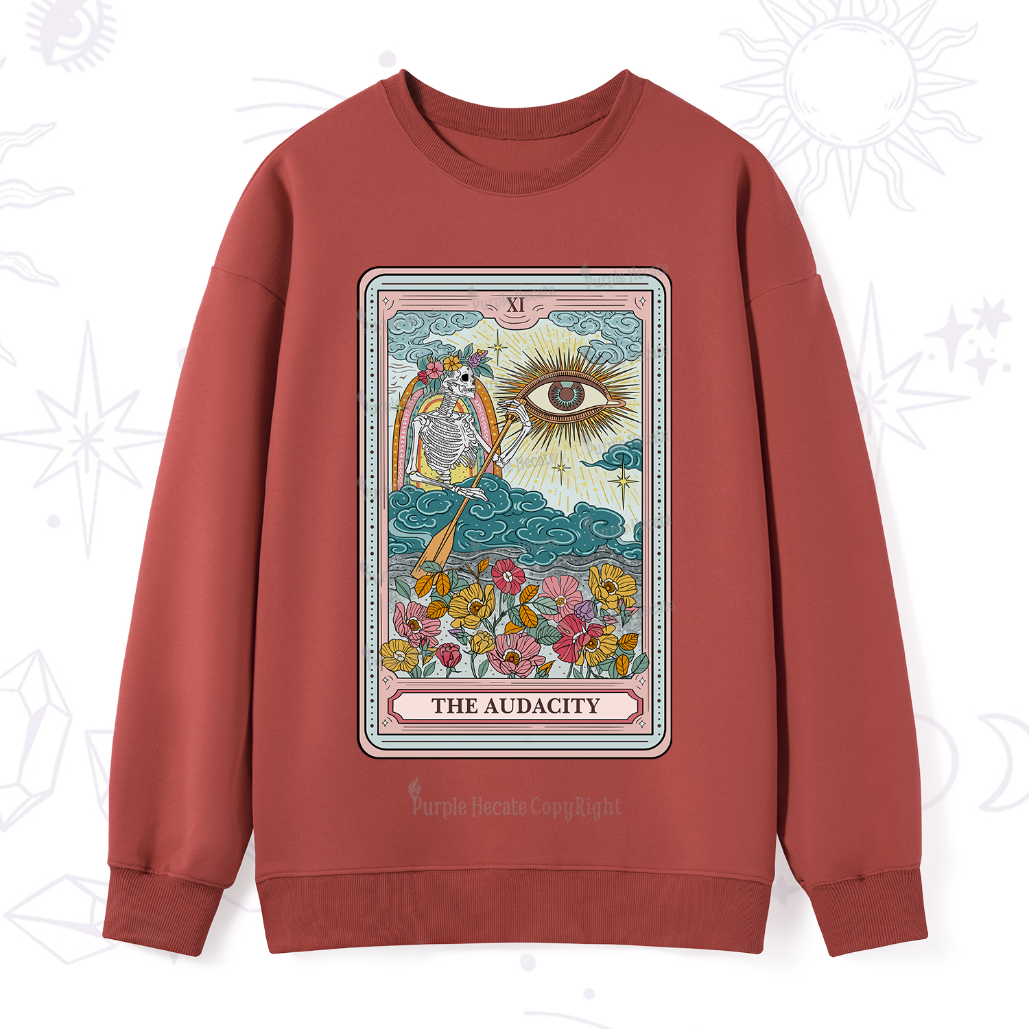 Purplehecate The Audacity Tarot Sweatshirt
