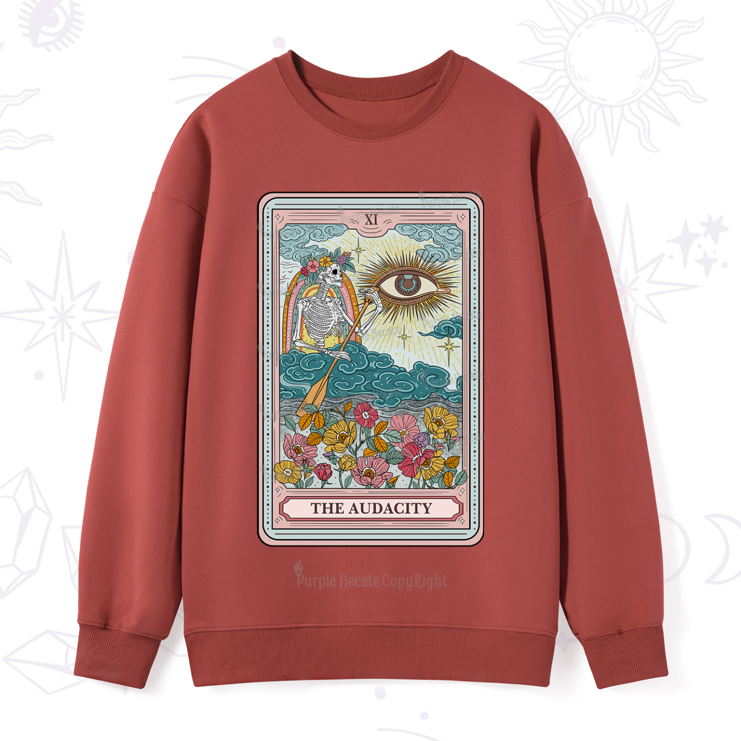 Purplehecate The Audacity Tarot Sweatshirt