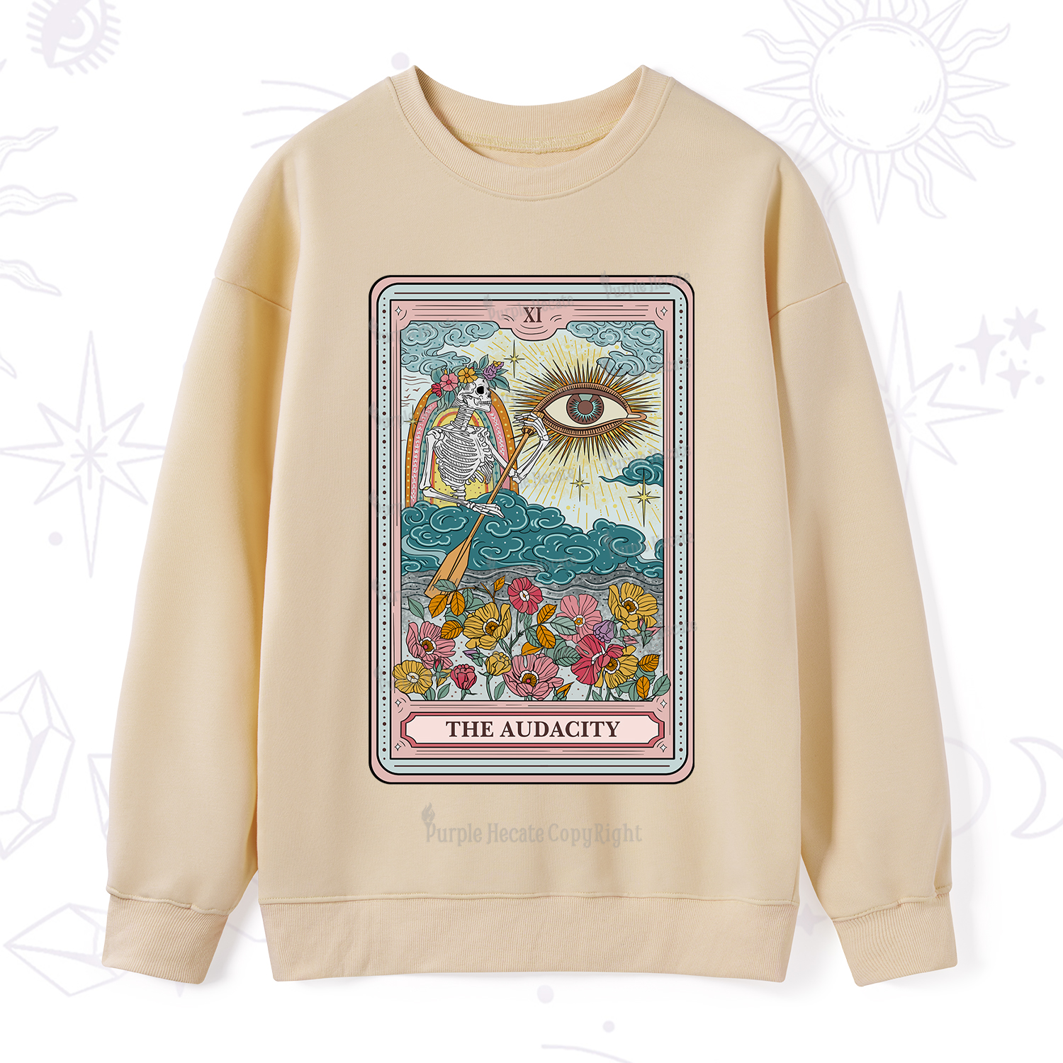 Purplehecate The Audacity Tarot Sweatshirt