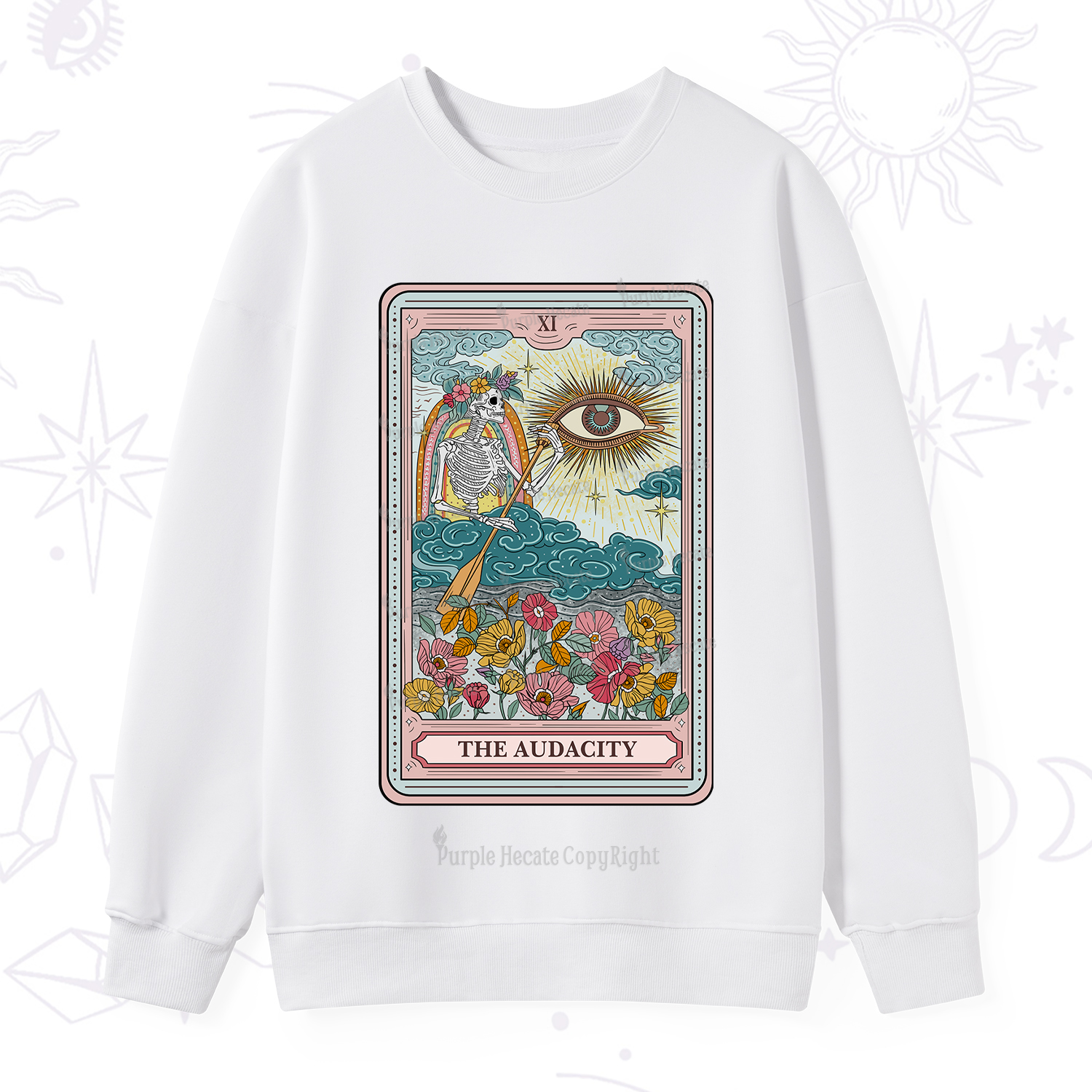 Purplehecate The Audacity Tarot Sweatshirt