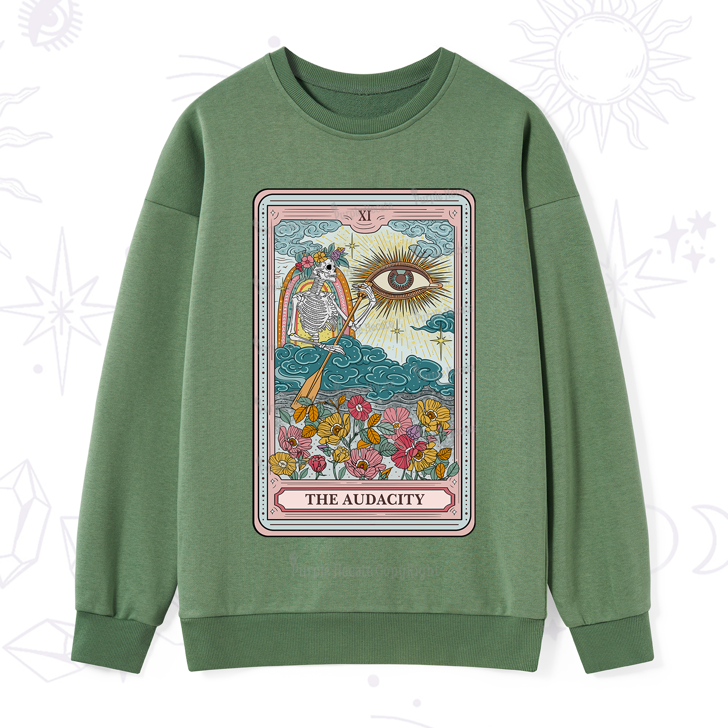 Purplehecate The Audacity Tarot Sweatshirt