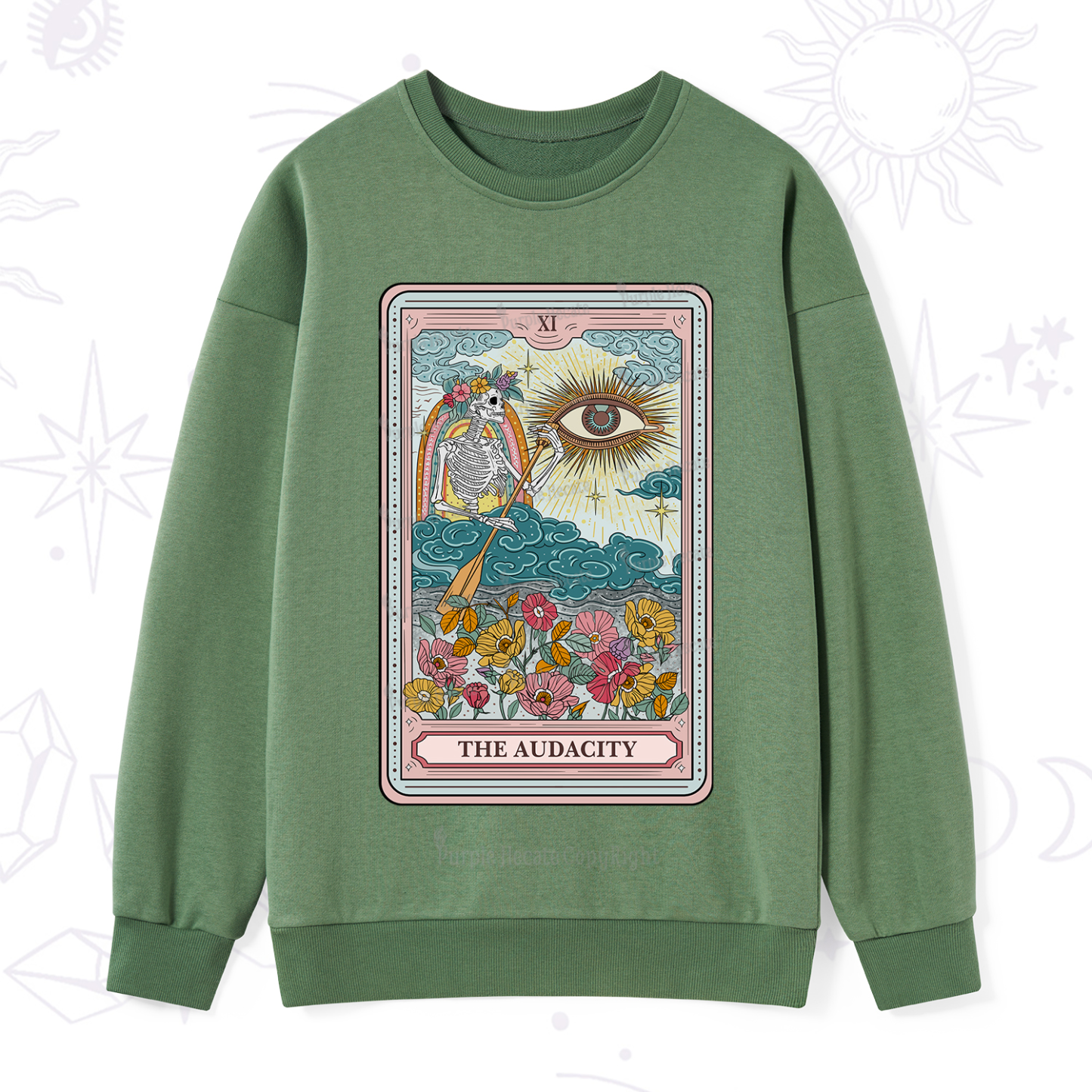Purplehecate The Audacity Tarot Sweatshirt