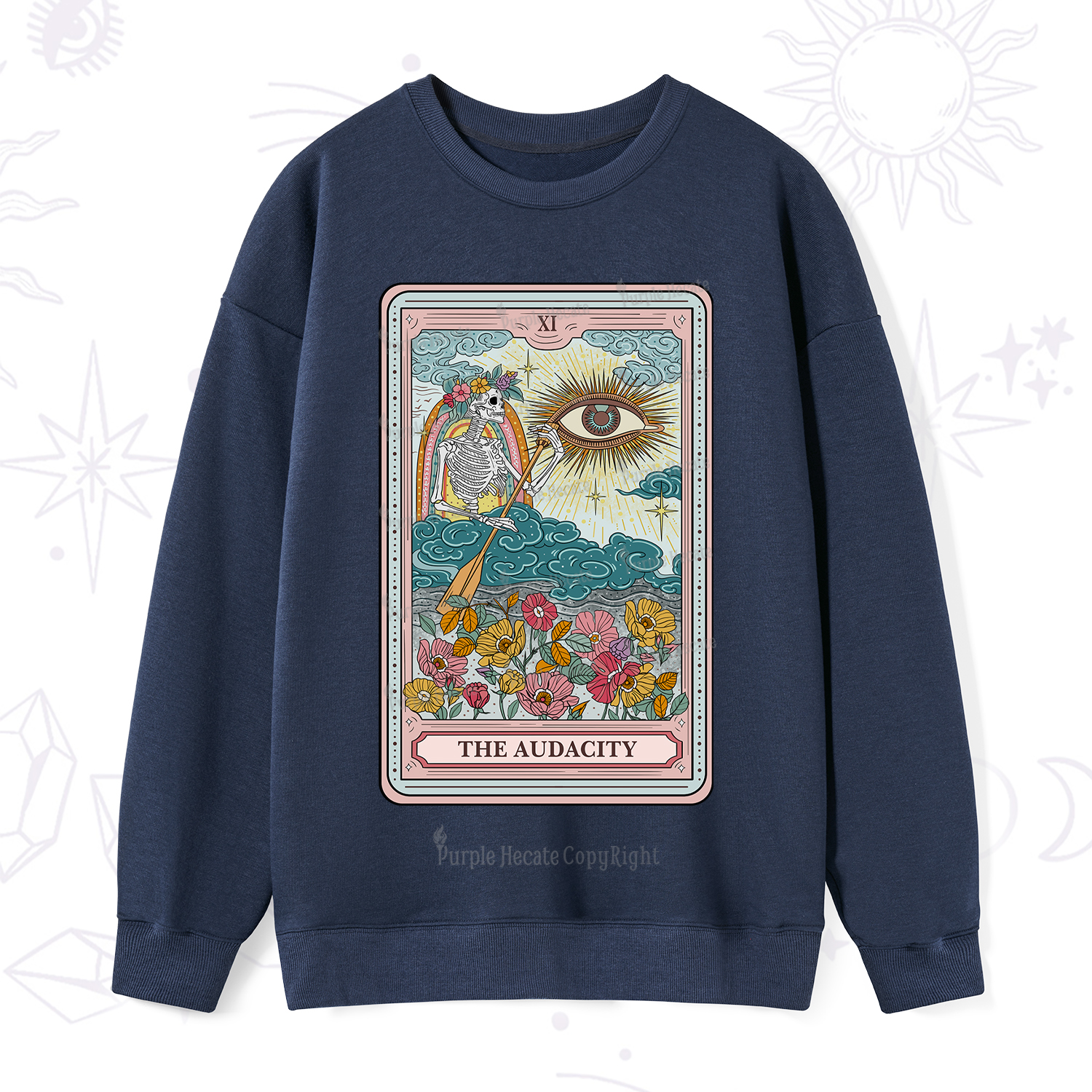 Purplehecate The Audacity Tarot Sweatshirt