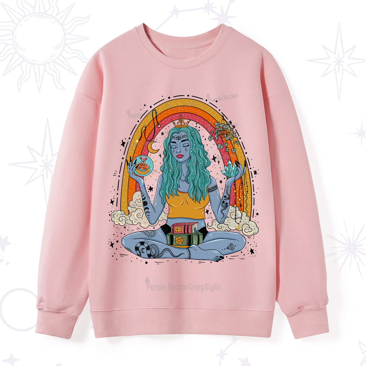 Purplehecate I'm The Queen Of All My Dreams Sweatshirt