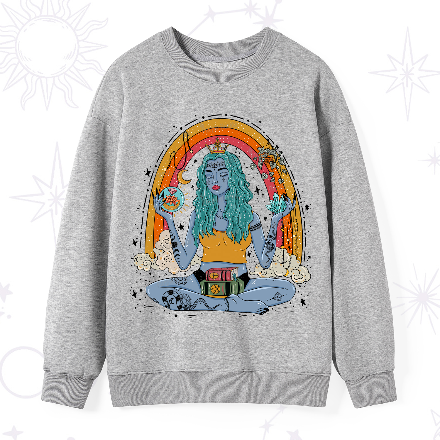 Purplehecate I'm The Queen Of All My Dreams Sweatshirt