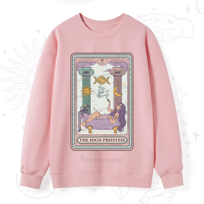 Purplehecate The High Priestess Tarot Sweatshirt