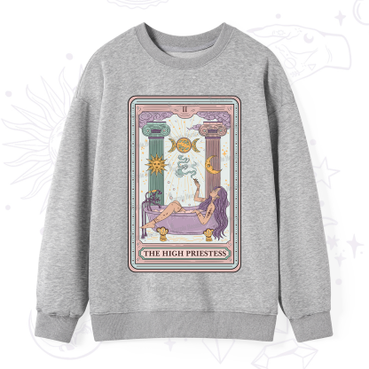 Purplehecate The High Priestess Tarot Sweatshirt