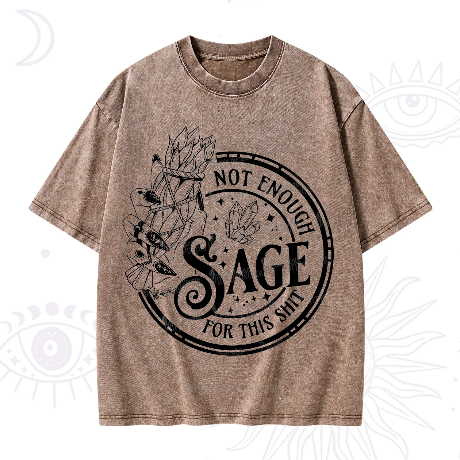 Purplehecate Not Enough Smudge for This Shit Washed T-Shirt