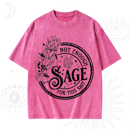 Purplehecate Not Enough Smudge for This Shit Washed T-Shirt