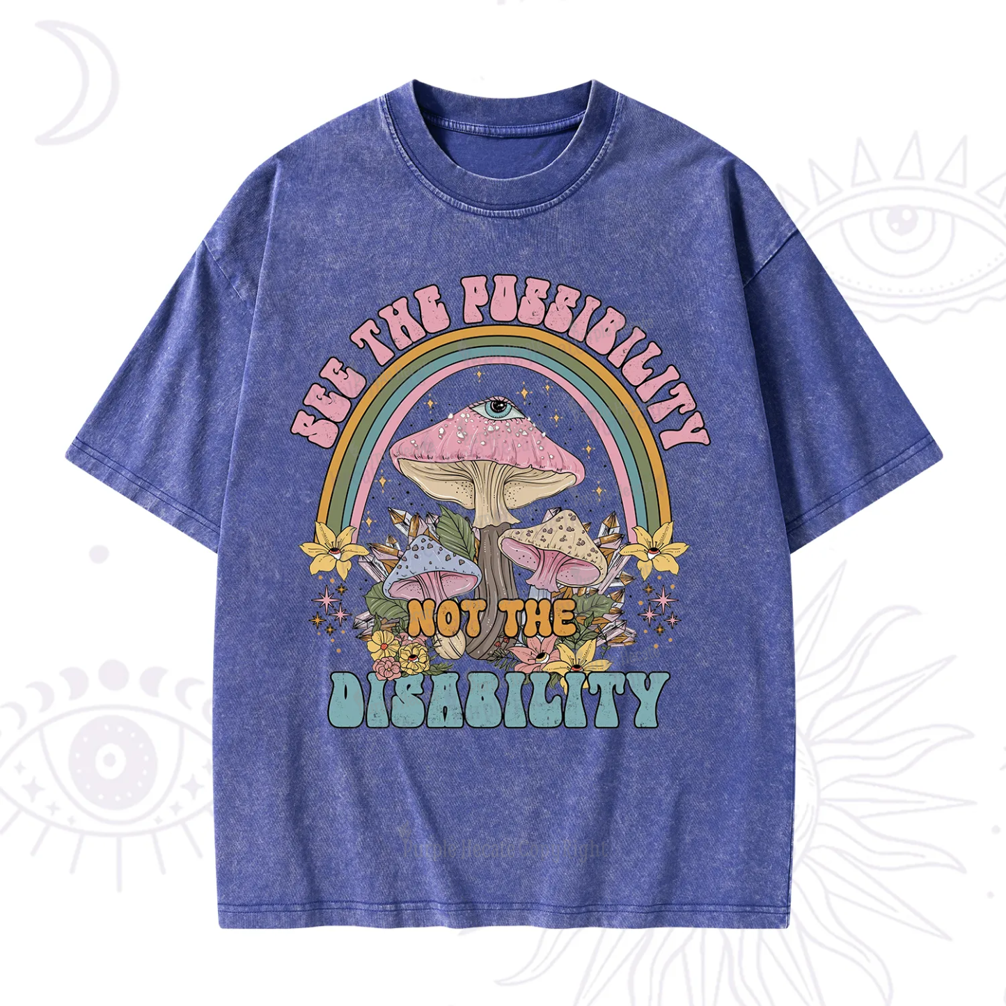 Purplehecate See The Possibility Not The Disability Washed T-Shirt