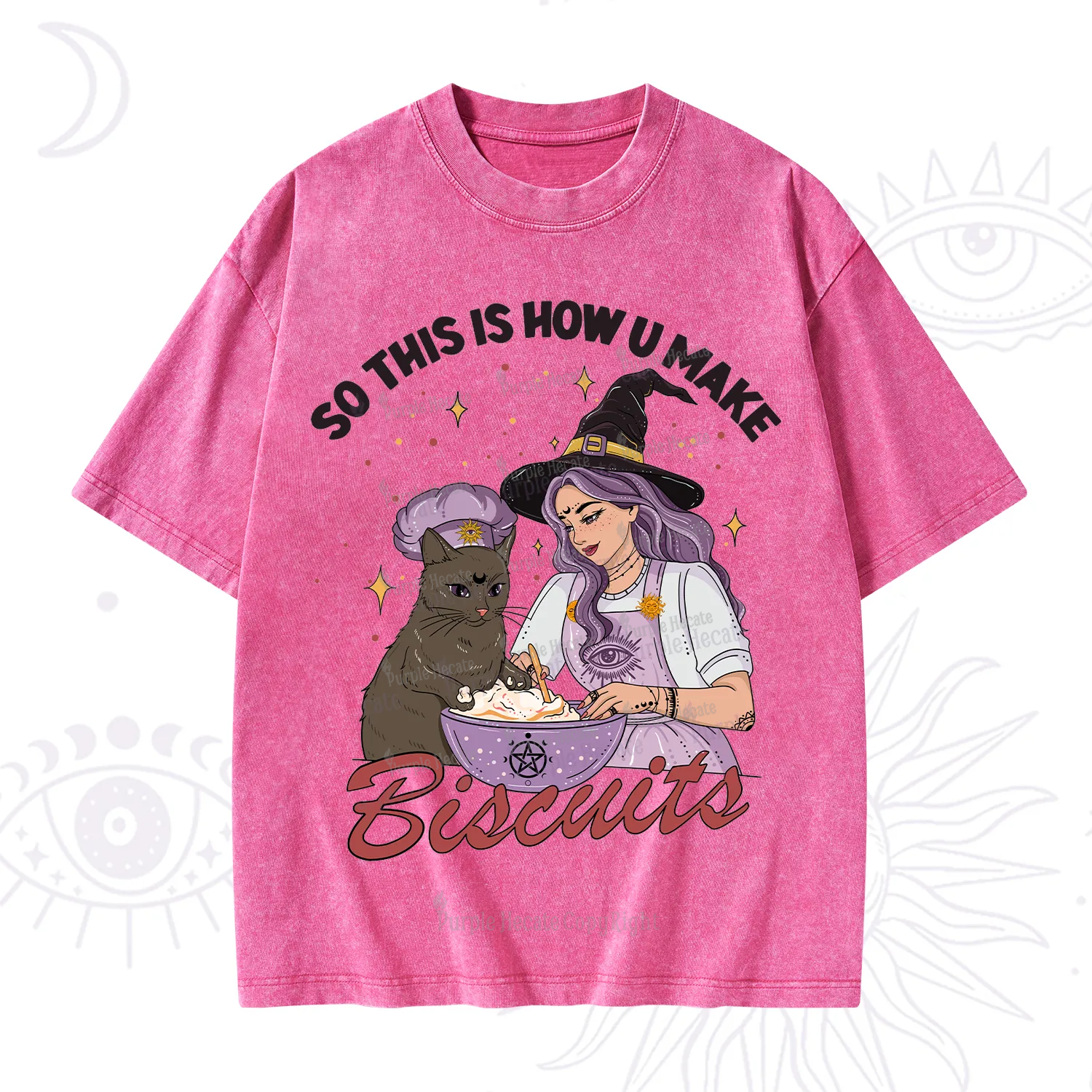 Purplehecate So This Is How You Make Biscuits Washed T-Shirt