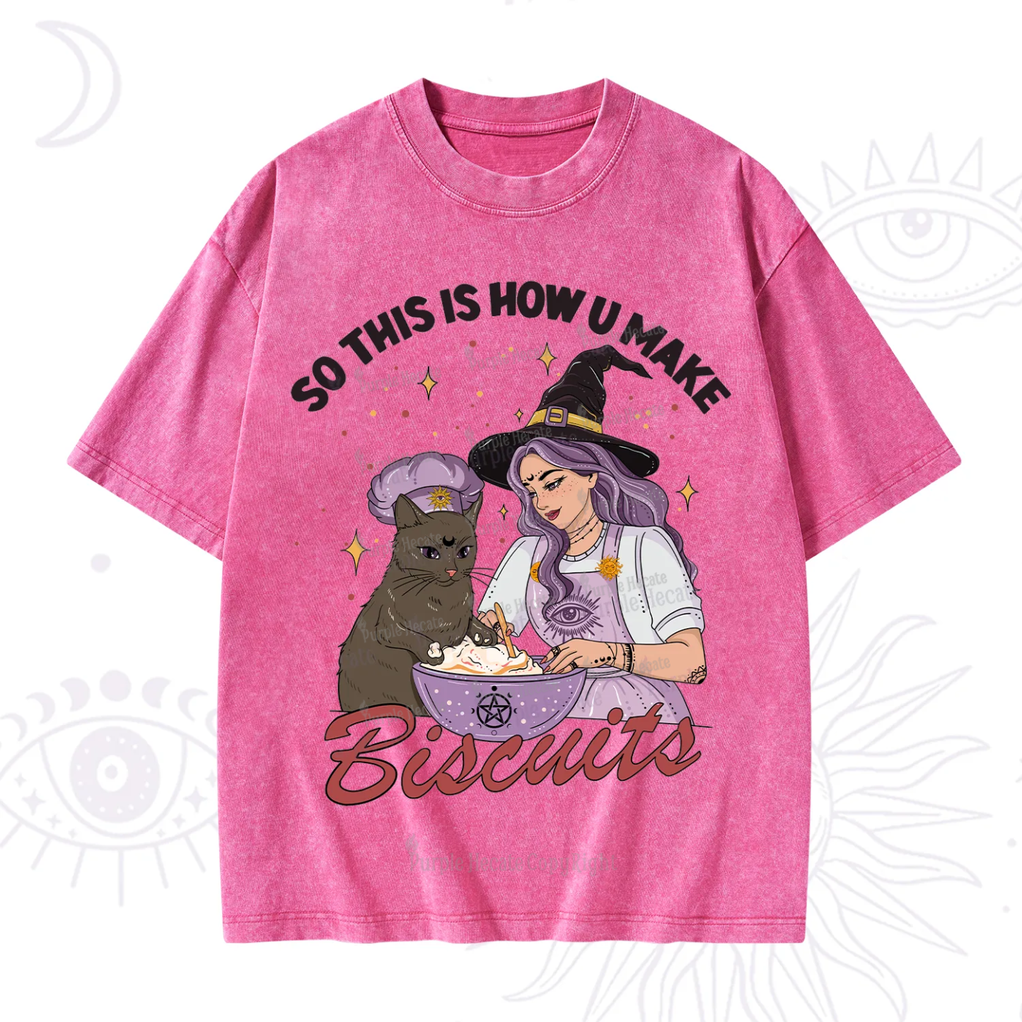 Purplehecate So This Is How You Make Biscuits Washed T-Shirt