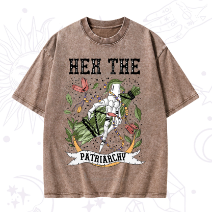 Purplehecate Heh The Patriarchy Washed T-Shirt